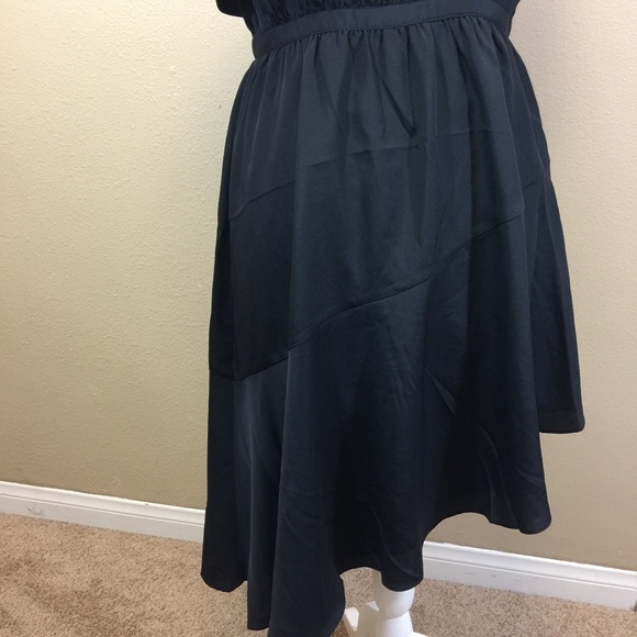 Likely Women Dress 6 Black One SHoulder - Picture 3 of 6